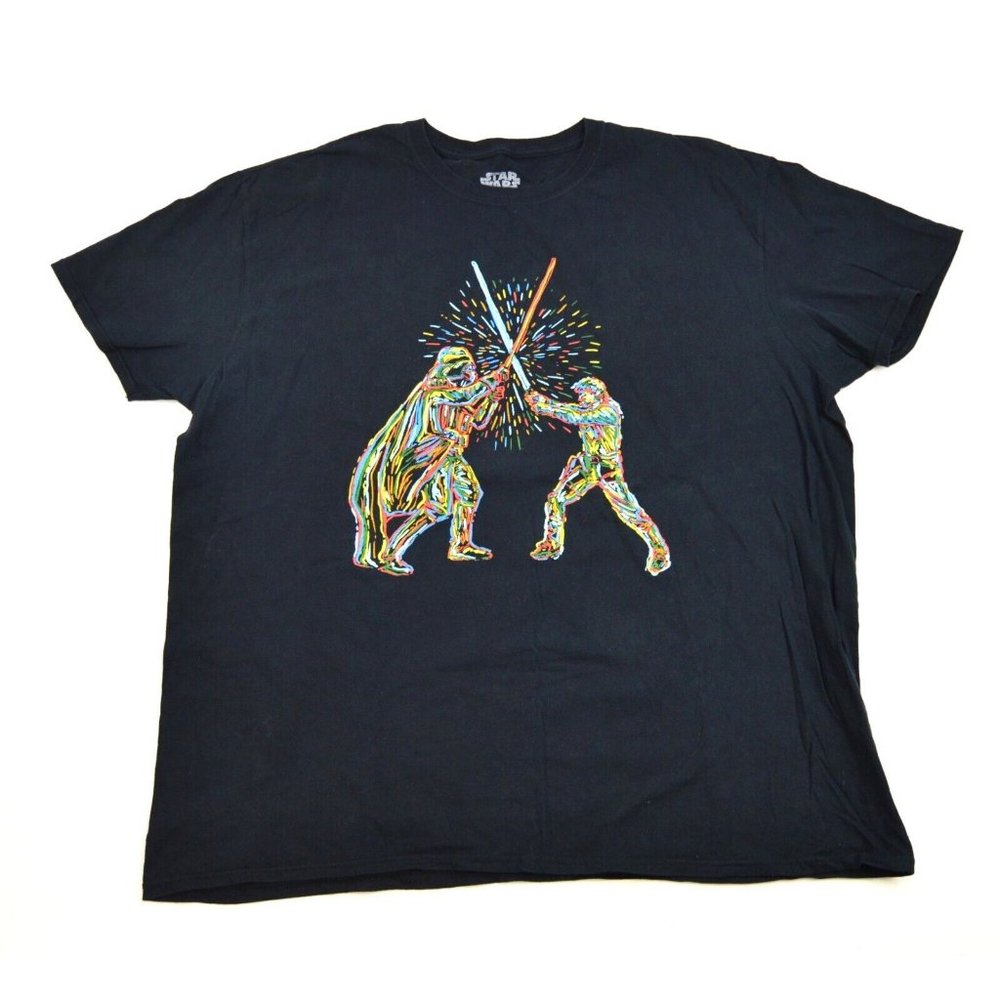 Star Wars Men's Spectrum Battle Classic T-Shirt Size 2X